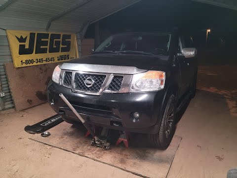 Nissan Armada Front Brake Rotors and Pads Replacement