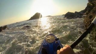 preview picture of video 'Kayak Trip - Church Cove to Gunwalloe - Cornwall UK'