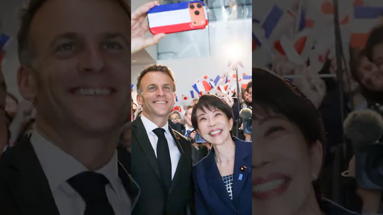 マクロン仏大統領との宇宙スタートアップ企業アストロスケール社視察 高市総理 #shorts