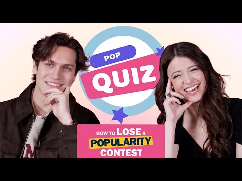 Chase Hudson & Sara Waisglass test their HOW TO LOSE A POPULARITY CONTEST knowledge | Swooon
