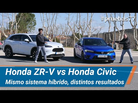 ¿Cuánto más consume un SUV que una berlina? – Prueba con el Honda ZR-V y Honda Civic | km77.com