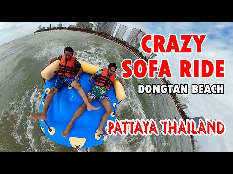 Crazy Sofa ride | Dongtan Beach | Beach in Pattaya Thailand | Faruk Hosen