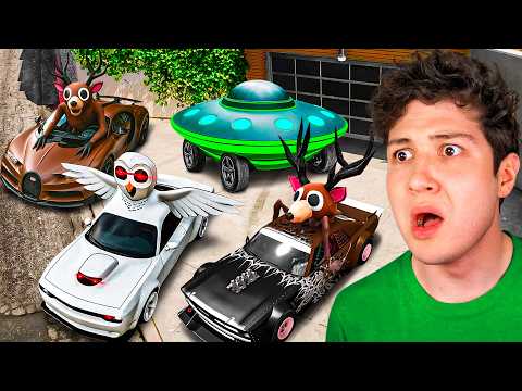 ROBANDO COCHES de 99 NOCHES en el BOSQUE en GTA 5! 🚘🦌 (Mods)