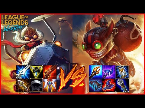Full Build Fights Corki vs. Ziggs | League of Legends: Wild Rift