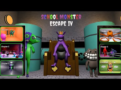 Speedrun All Chapter | School Monster Escape 4 Full Gameplay