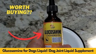 Glucosamine for Dogs, Liquid - Dog Joint Liquid Supplement |