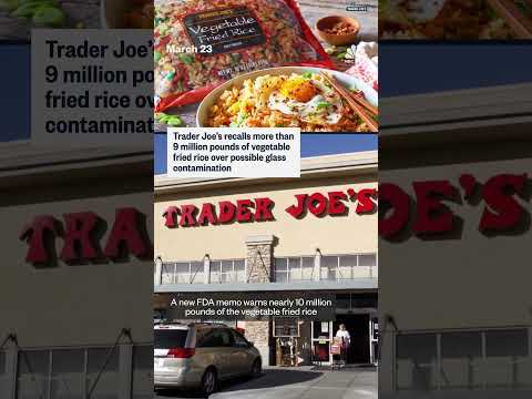 Trader Joe's recalls millions of pounds of vegetable fried rice