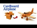 How To Make Airplane With Cardboard DIY Cardboard