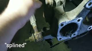 How to replace rear brakes, wheel bearing, struts on a 1998-2003 Buick Regal/GM