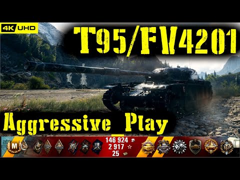 World of Tanks T95FV4201 Chieftain Replay - 11 Kills 10.6K DMG(Patch 1.4.0)