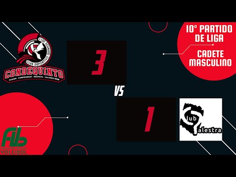 Partido Voleibol Cadete Masculino Condequinto vs Palestra