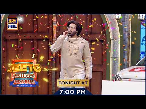 Watch the BIGGEST Game Show, League of Pakistan — JPL, tonight at 7:00 PM only on ARY Digital.