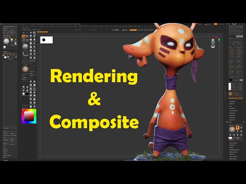 ZBrush Rendering and Photoshop Composite.