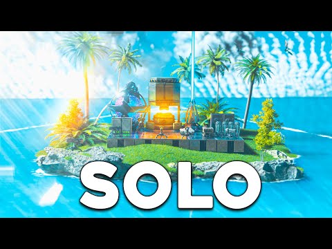 I Built An Unraidable SOLO Island On ARK PvP...