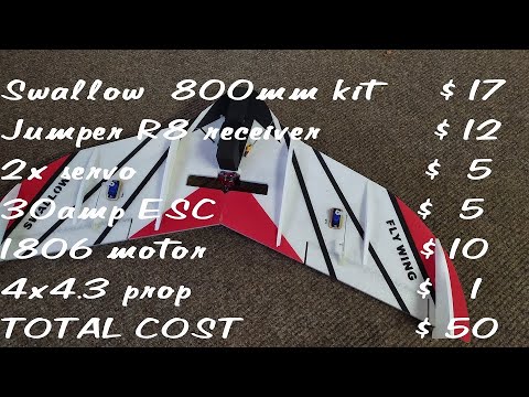 $50 RC plane - Swallow 800mm kit