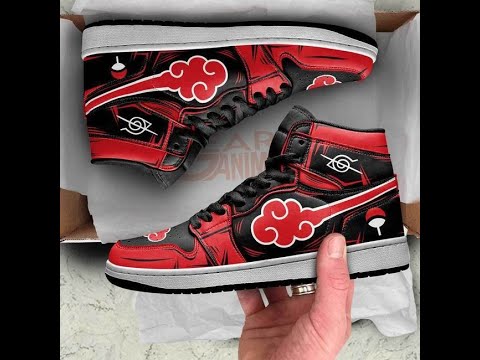 Gearanime Itachi Akatsuki custom anime shoes