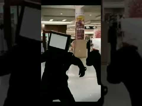 TV man dança com o cameramen #skibiditoilet #shorts #naoflopa #dance