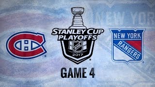 Lundqvist leads Rangers past Habs, 2-1, in Game 4