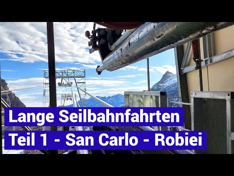 Robiei - die spektakuläre Seilbahn - lange Seilbahnen Schweiz Teil 1