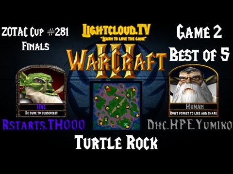 Rstarts.TH000 (OK) VS Dhc.Yumiko (HU) - WC3 G2 - ZOTAC #281 Finals