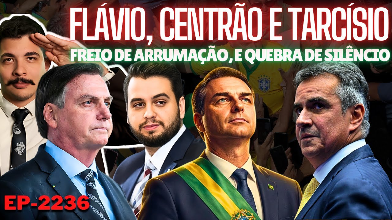 Flávio CONFIRMA o Freio de Arrumação, Centrão REAGE e Tarcísio QUEBRA o Silêncio + F.Martins vs Cid
