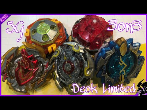 Meu Deck Limited 3on3 e 5G | Beyblade Burst