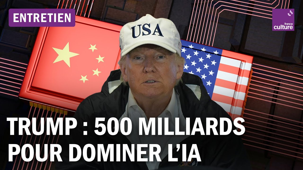 Course à l’IA : ce que cache le projet "Stargate" de Trump à 500 milliards