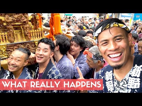 Behind the Scenes at a JAPANESE FESTIVAL | Mikoshi Matsuri
