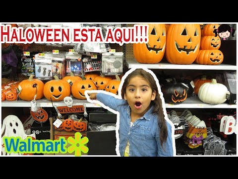 Vlog # 3 Halloween esta aqui y voy a ver que hay en  Walmart Paseos Divertidos Video