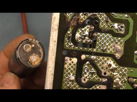 25" Hantarex Polo Arcade Monitor Repair - DEAD - Leaky Caps, Open Resistors, Open Transformers, Fun!