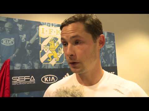 Haglund efter matchen mot Norrköping