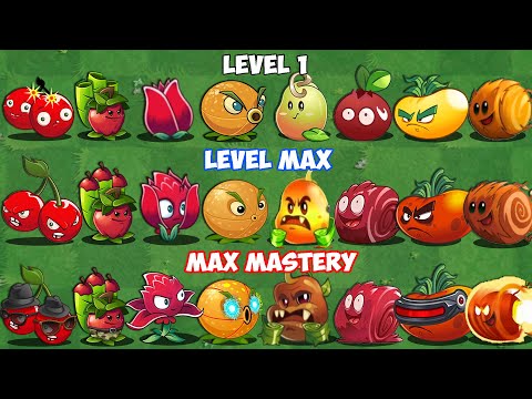 Random 30 Old & New Plants (ORANGE - RED) Battlez - Who Will Win? - PvZ 2 Plant vs Plant