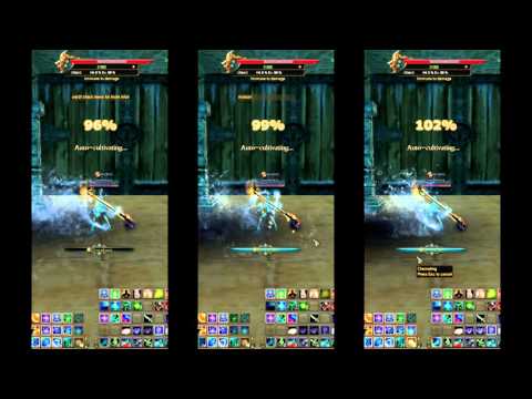 Max Channeling Test - (96%, 99%, and 102%)