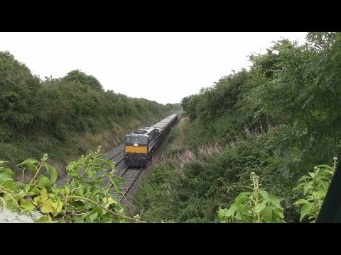 071 Class (No. 088) on empty Tara Mines at Colp East, Co. Meath