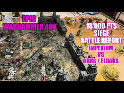 Epic Armageddon - massive 18k points Siege Battle Report