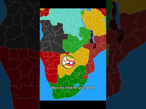 South Africa vs Zimbabwe || countries In a nutshell #countryballs #memes #sub #countries #geography