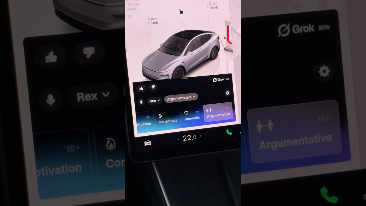 テスラのGrokにいじられた #tesla #grok #モデルy #モデル3
