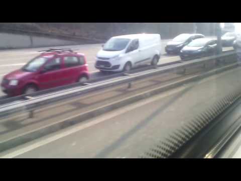 Crossing the Italian-Swiss border (Chiasso-Como)