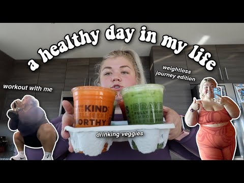 A HEALTHY DAY IN MY LIFE *workout with me + weightloss journey update*