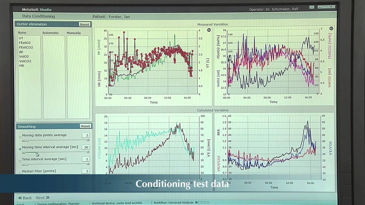Cardiopulmonary Exercise Testing with MetaSoft Studio