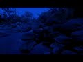 Calm Your Mind - Stress Reducing Music with a Gentle Dim Screen and water flow at night #187