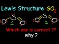 Lewis Structure of Sulphur Dioxide - SO2