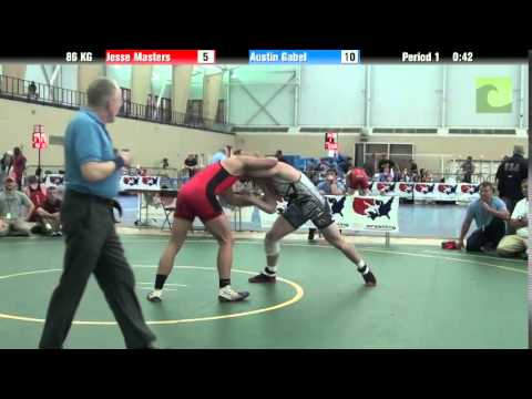 Men`s Freestyle 86 KG Jesse Masters vs. Austin Gabel