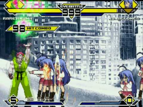 Mugen - Rare Akuma vs KonataClones