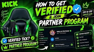 How to Get Verified on Kick & Become a Partner 🔥 | Complete Step-by-Step Guide 2026