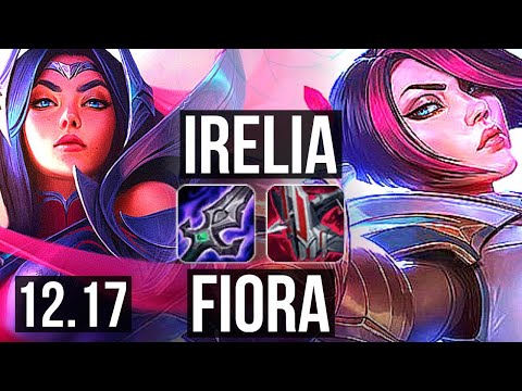 IRELIA vs FIORA (TOP) | 6/0/1, 900+ games, 800K mastery, Dominating | KR Master | 12.17