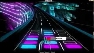 Jogando Akatsuki de Yasuharu Takanashi no Audiosurf