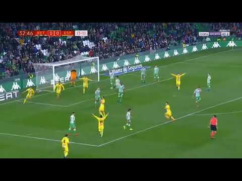 Real Betis 0 - 1 Espanyol || Gol de Leo Baptistao || Copa del Rey 2019