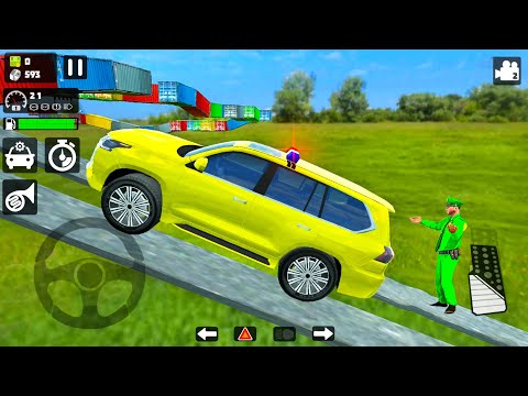 Long Lexus SUV With Police Sirens Simulator #11 - Drive On Containers - Android Gameplay