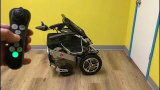 Rubicon Auto Fold & Unfold Electric Wheelchair with Bluetooth Control